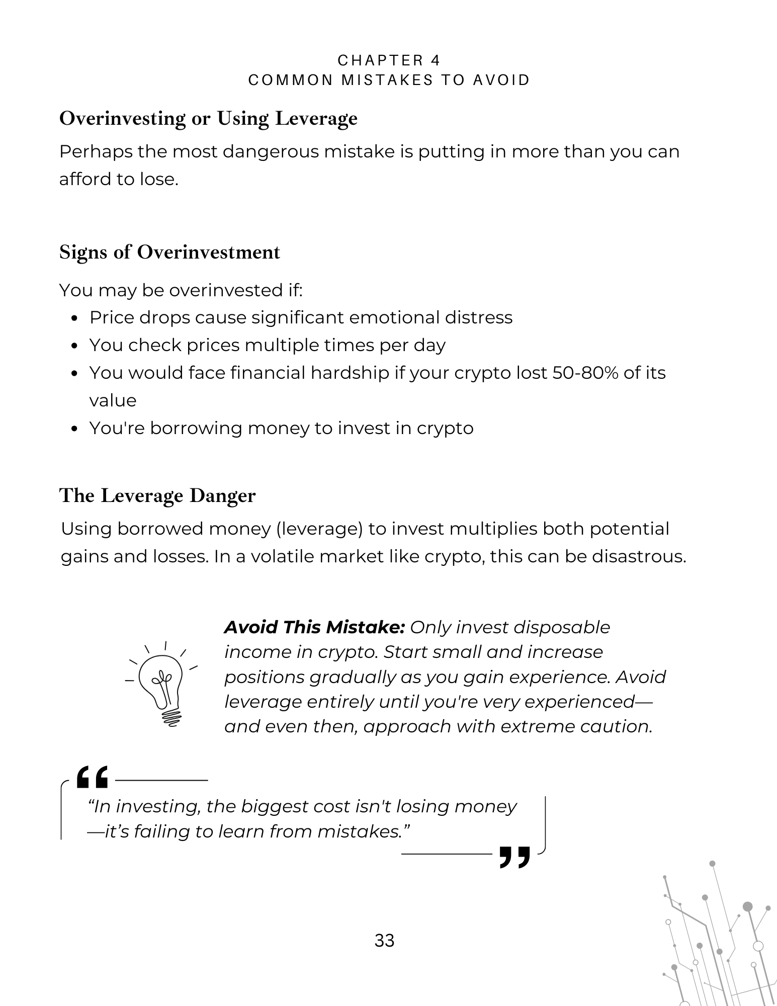 Crypto investing framework preview